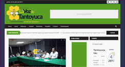 Desktop Screenshot of lavozdetantoyuca.com