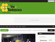 Tablet Screenshot of lavozdetantoyuca.com